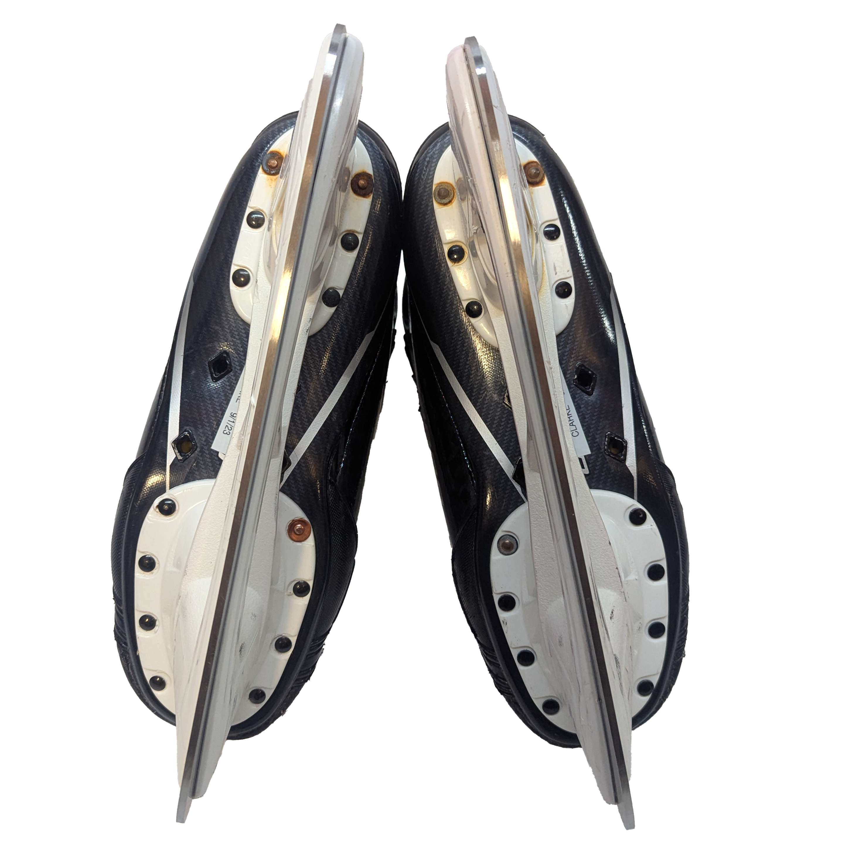 Bauer Supreme Mach - Patins de hockey NCAA Pro Stock d'occasion - Taille 8